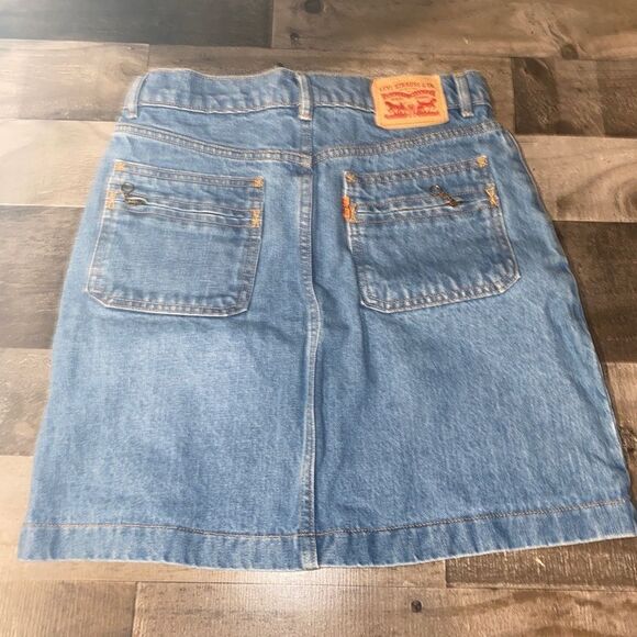 Levis denim skirt size 25 orange tab - Picture 5 of 9